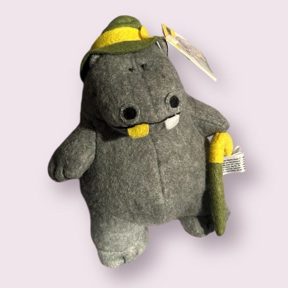 NWT Crocodile Creek George And Martha Small Hippo Plush Toy - Picture 3 of 11